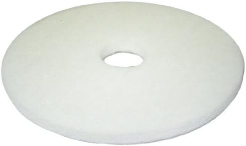 17 Inch White Non-Woven Floor Polishing Pad - 5 Pack - Image 2