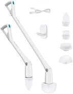 Tilswall Cordless Electric Spin Scrubber - Powered Shower & Tile Cleaning Brush with Detachable Handle, 2-Speed Modes & Extra Battery, for Bathroom Tub/Glass/Car Windows by Tilswall