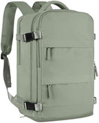 coofay Large Travel Backpack For Women Men Airline Approved Carry On Backpack Flight Approved Waterproof Sports Luggage Backpack Casual Daypack Small Hiking Backpacks Grey Green by coofay