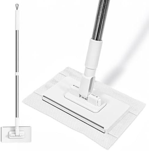Multi-Purpose Mini Dust Mop, 39" Lightweight Small Kitchen Cleaning Tool by INWEJIA