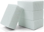 Non Scratch Grillstone Magic Blackstone Block Cleaner Clean Brick Stone Scraper for Removing Stains，Pool, Baking Steel,Oven, Flat Top Cookers, Utensils, Toilet, Hard Skin Callus Remover, 4 pack, White by Hokilands