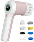 PUFTEM Electric Spin Scrubber, Cordless Shower Scrubber, Pink by PUFTEM