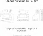 Grout Cleaning Brush Set, 4-Piece Tile Scrubbing Tool Kit for Narrow Gaps and Corners, Durable PP Plastic Crevice Cleaner for Bathroom Shower and Kitchen Backsplash (Set of 4) - Image 7