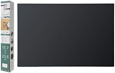 emolife Thick(2MM) Silicone Mats for Kitchen Counter, Black, 23.6"x15.7" by emolife