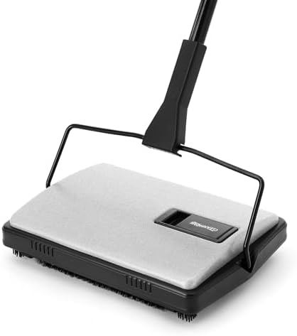 CLEANHOME Carpet Sweeper Manual Cordless for Pet Hair & Debris by CLEANHOME