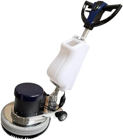 18'' Commercial Industrial Floor Scrubber Buffer Heavy Duty Marble Floor Polisher Machine 154RPM, with Carpet Brush, Floor Brush & Water Tank for Cleaning Waxing Polishing,12M Cord 110V - Image 3