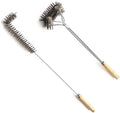 SUNRISE Fryer Brush with Long Handle (Stainless Steel, L and Double Brush) by Unknown