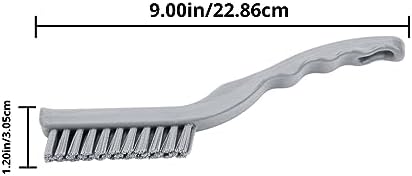 SPARTA Detail Brush Grout Brush, Crevice Brush with Hanging Hole for Bathroom, Kitchens, Countertop, Plastic, 9 Inches, Purple - Image 5