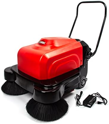 41.3" Battery Walk-Behind Floor Sweeper, Triple Brush - Image 6