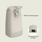 Electric Can Opener, Automatic One-Touch, Oatmilk - Image 2