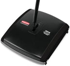 Rubbermaid Commercial Products Executive Series 7.5" Dual-Action Bristle Mechanical Sweeper, Cordless, Black, Collects Dust, Dirt, and Debris from Hard Floors and Carpet - Image 3
