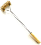 SUNRISE Fryer Brush with Long Handle (Brass, Single Brush) by Unknown