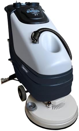Battery Powered Walk Behind Floor and Carpet Scrubber Buffer Polisher, 19" Brush, 30" Squeegee Width, 13.5 gal Tank, Dual Brushes (Hard & Soft) and 3 Scouring Pads, 220 RPM - Image 6