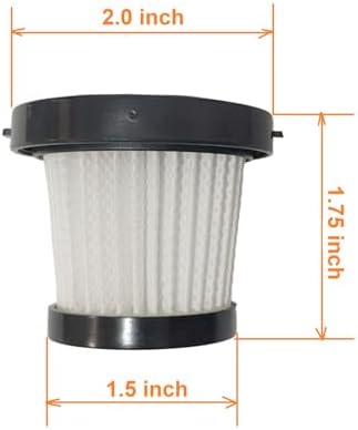 3Pack lp1003 Hepa Filters Replacement Compatible with Hersven Mattress Vacuum Cleaner, Washable and Durable Filters Works with Hersven lp1003 Bed Vacuum. - Image 3