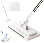 53.2 in Handle, 360° Swivel Floor Mop with 2 Reusable Cloths by Eosraffa