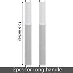 MRKG Refrigerator Door Handle Covers, Keep Your Kitchen Appliance Clean from Smudges, Drips, Food Stains, Oil, Washable Without Fading or Cracking (Gray, 2pcs) - Image 6