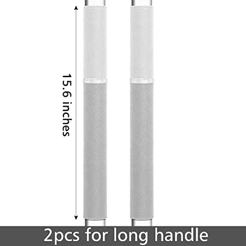 MRKG Refrigerator Door Handle Covers, Keep Your Kitchen Appliance Clean from Smudges, Drips, Food Stains, Oil, Washable Without Fading or Cracking (Gray, 2pcs) - Image 6