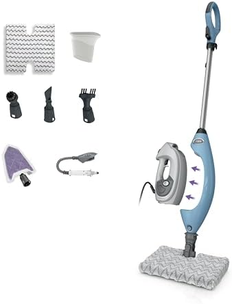 Shark Lift-Away Steam Mop with Detachable Handheld Steam, Blue, S3972BRN by Unknown
