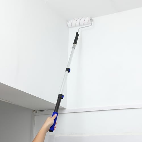 Bates- Telescopic Extension Pole, 3 Ft, Aluminum Alloy, Sturdy Multi-Purpose Extension Pole with Flip-Lock Design for Painting, Dusting and Cleaning - Image 5