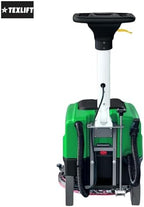 Walk-Behind Commercial Floor Scrubber Machine, 16″ Cleaning Width, Battery Powered Scrubber Dryer with 9 Gal Tank for Warehouse, Retail & Facility Cleaning (US-TX-SC16) - Image 2