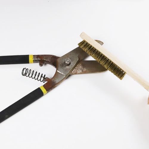 MAXMAN Brass Brush 3Pcs, 8 Rows 20 Bristles, 10"Soft Brass for Rust Cleaner - Image 6