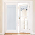 NICETOWN Greyish White Thermal Insultaed Blackout French Door Curtain by NICETOWN