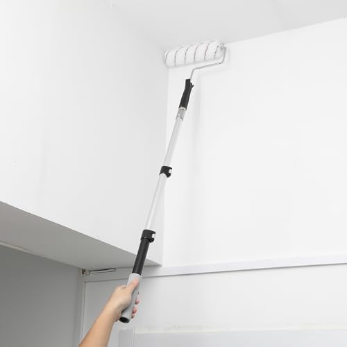 Bates- Telescopic Extension Pole, 3 Ft, Aluminum Alloy, Sturdy Multi-Purpose Extension Pole with Flip-Lock Design for Painting, Dusting and Cleaning - Image 5