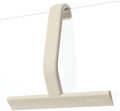 dancemoon JustHang Shower Squeegee with Built-in Hook, 10-Inch Light Taupe by dancemoon