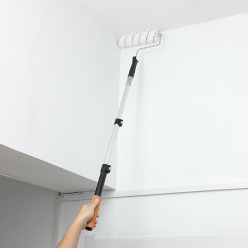 Bates- Telescopic Extension Pole, 3 Ft, Aluminum Alloy, Sturdy Multi-Purpose Extension Pole with Flip-Lock Design for Painting, Dusting and Cleaning - Image 5