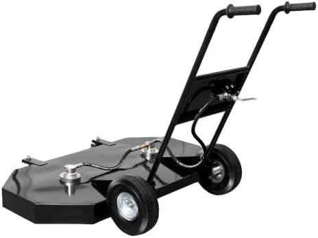 Canpump 36″ Pressure Washer Surface Cleaner w/ 2 Swivels, 4 Nozzles, Dual Handle, Steel Housing – Fits High-Flow Power Washers (Min. 7 GPM) – Hot/Cold Water – Driveways, Sidewalks, Patios, Decks - Image 3