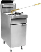 SUNRISE Fryer Brush with Long Handle (Brass, L and Double Brush) - Image 7