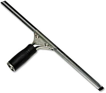 Unger Professional Steel Window and Glass Squeegee with Replacement Rubber, 16 Inch (Pack of 1) by Unger
