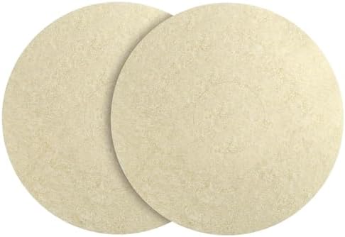 12" Orbiter Cleaning Pad for Oreck ORB550MC Orbiter Floor Machine,Commercial Polishing Scrubber Pad for Tile, Concrete, and Vinyl Surfaces,2-Pack,White by Unknown