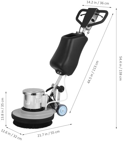 Heavy-Duty 17" Floor Polisher & Scrubber, Commercial Floor Cleaning Machine - Image 5