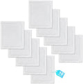 10 Pack Replacement Pads Compatible with Baseboard Buddy Cleaner Tool - Microfiber Reusable Cleaning Pads for Wet & Dry Use (Cleaner Tool NOT Included) by Sgizoku