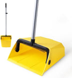 Yocada Large Commercial Dustpan with Comb, Upright Heavy Duty Dust Pan by Yocada
