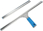18” Professional Squeegee for Window Cleaning with 12” Replacement Blades by Ylebs