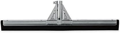 Rubbermaid Commercial Products Heavy-Duty Floor Squeegee, 22-inch Dual Moss, Silver/Metal, Heavy Duty Rubber Floor Scrubber for Bathroom/Garage/Tile - Image 2