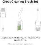 Grout Cleaning Brush Set, 4-Piece Tile Scrubbing Tool Kit for Narrow Gaps and Corners, Durable PP Plastic Crevice Cleaner for Bathroom Shower and Kitchen Backsplash (Set of 4) - Image 7