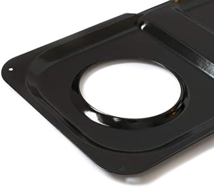 Range Kleen 1-Piece Drip Pan, Style K fits rectangle burner Gas Ranges Amana, GE, Hotpoint, Kenmore, Magic Chef, Maytag, Black Porcelain - Image 6