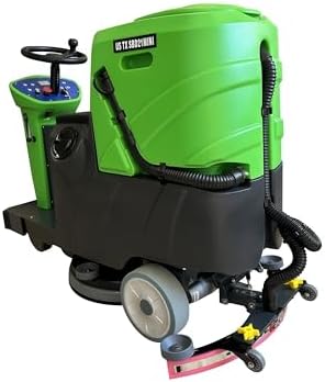 Ride-On Commercial Floor Scrubber Machine, 20″ Cleaning Width, 24V Battery Powered Scrubber Dryer with 17 Gal Tanks for Warehouse, Retail & Facility Cleaning (US-TX-SDB21MINI) - Image 4