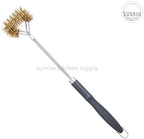 SUNRISE Fryer Brush with Long Handle (Brass with Plastic Handle, L and Double Brush) - Image 5