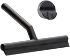 Zone Denmark Effortless Elegance Glass Wiper with Magnetic Holder for Stylish and Convenient Bathroom Maintenance Black, 6.7"x 8.3"inches by ZoneDenmark