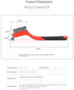 3pcs Small Stainless Steel Little Wire Brushes Set for Cleaning Rust Removal - Image 5