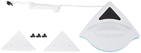 GLOGLOW Glass Cleaner Double Side Glass Wiper, Plastic, Triangular Shape, for Windows 0.2in to 0.6in Thick, with Safety Rope Magnetic Window Cleaner, Nan - Image 4