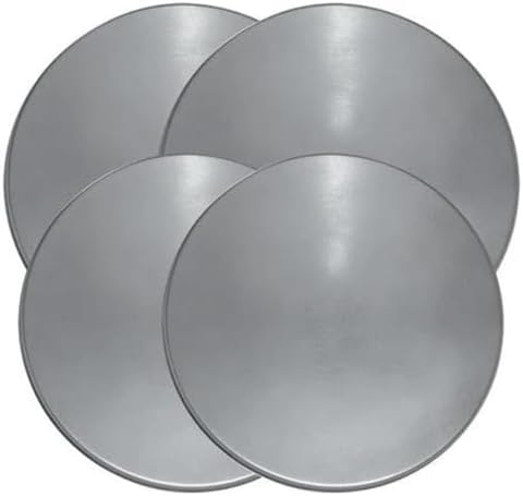Range Kleen 550 Stainless Steel Round Burner Kovers, Set of 4 by RangeKleen-ToH