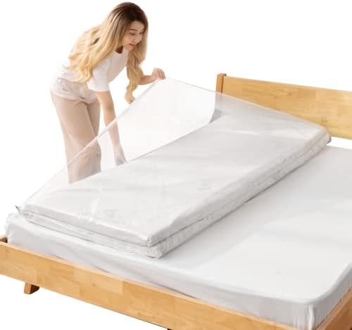 Mattress Vacuum Bag, 86x39in Space Saver Vacuum Storage Bags, Oversized Vacuum Bags, Reusable Space Saver Bags, Twin Mattress Vacuum Bag King for Memory Foam Mattress Moving Storage, 86.7x39.4in by Sobotoo