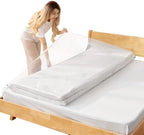 Mattress Vacuum Bag, 86x39in Space Saver Vacuum Storage Bags, Oversized Vacuum Bags, Reusable Space Saver Bags, Twin Mattress Vacuum Bag King for Memory Foam Mattress Moving Storage, 86.7x39.4in by Sobotoo