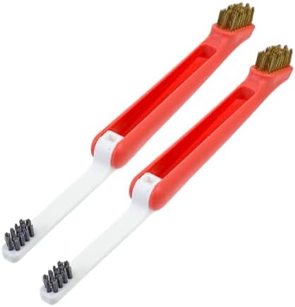 2pcs Multifunction Kitchen Cleaning Brush Hood Steel Wire Tool Orange by KESYOO