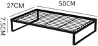 Stoves Top Cover, Pot Rack Base Bracket, Cooktop Multipurpose, Kitchen Gas Stoves Stand, Induction Cooker Rack for Pantry, Black, L - Image 2